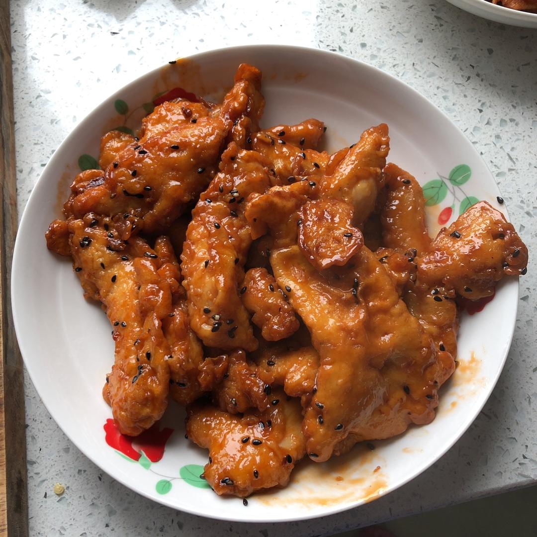 糖醋里脊 鸡胸肉的新吃法 香酥酸甜节日聚餐必做菜 超详细做法
