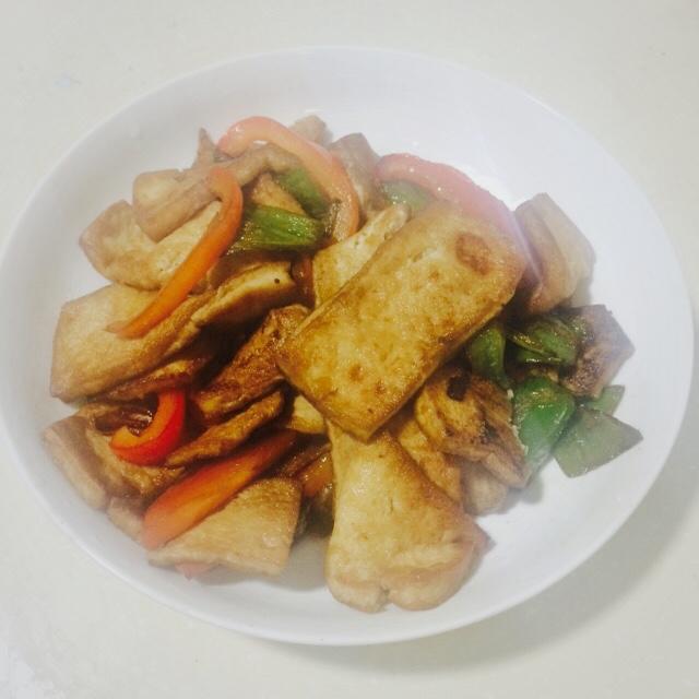 家常豆腐(彩椒版)