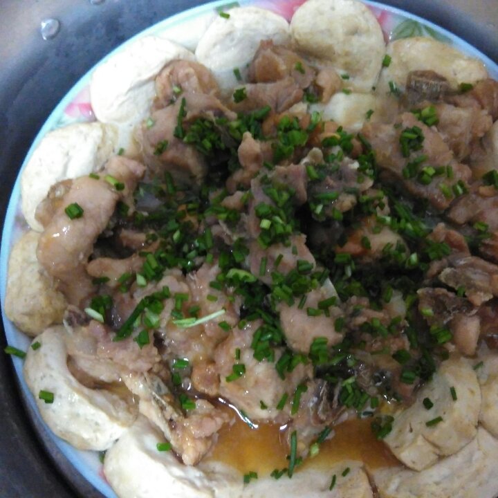 排骨蒸豆腐