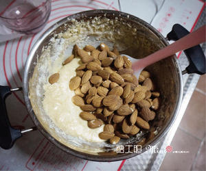 法式杏仁牛轧糖——熬糖版的做法 步骤7