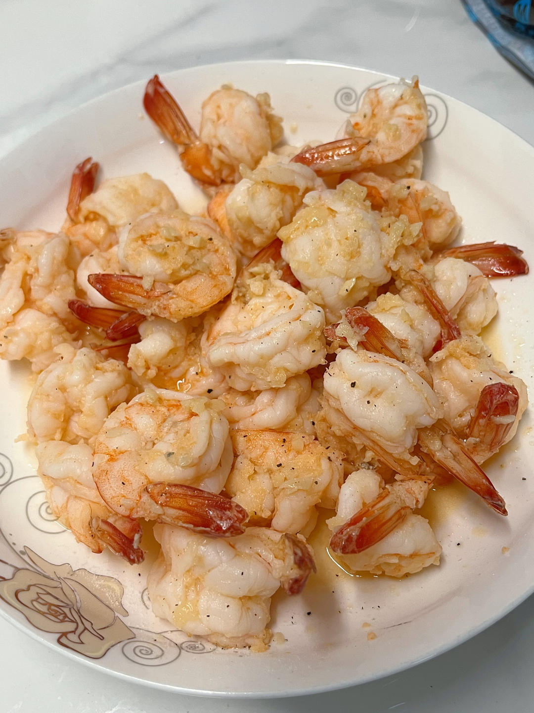 【生酮版】蒜香黄油虾仁