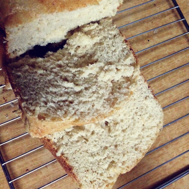 我爱面包机“豆渣吐司面包”