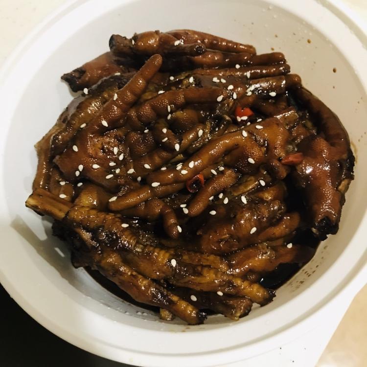 秘制红烧鸡爪