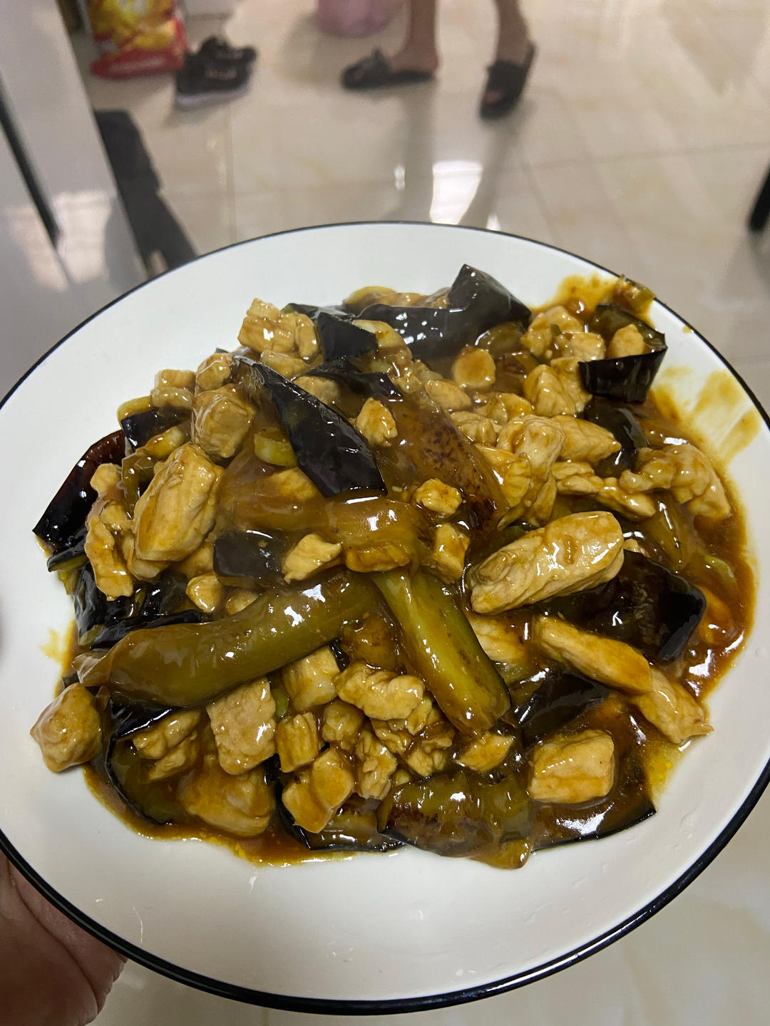 超级下饭酱香味肉末茄子