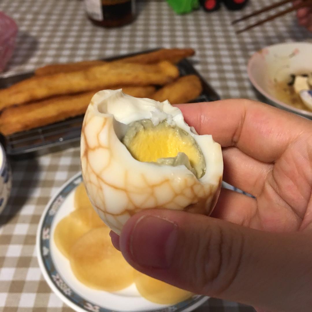 电饭煲煮五香茶叶蛋
