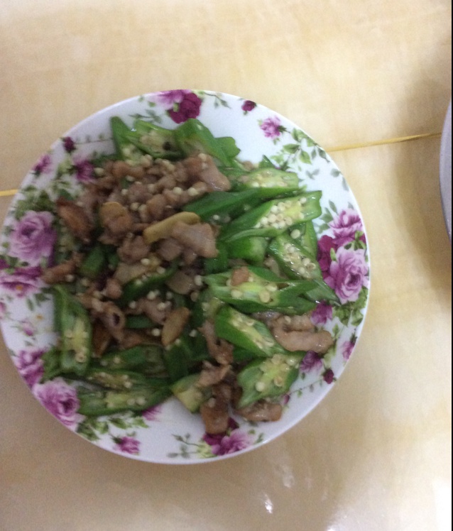 秋葵炒肉