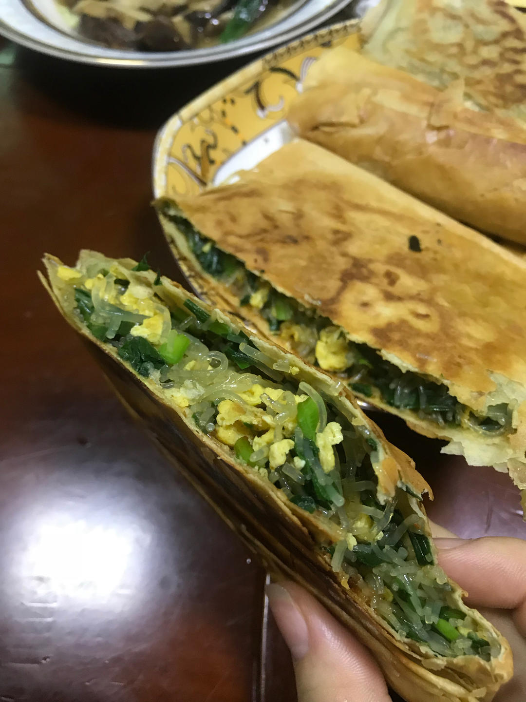 流口水之—山东煎饼盒子（韭菜鸡蛋馅儿）