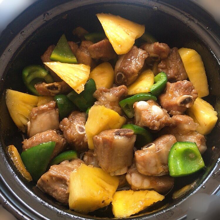 菠萝季不可缺的菠萝甜酸排骨