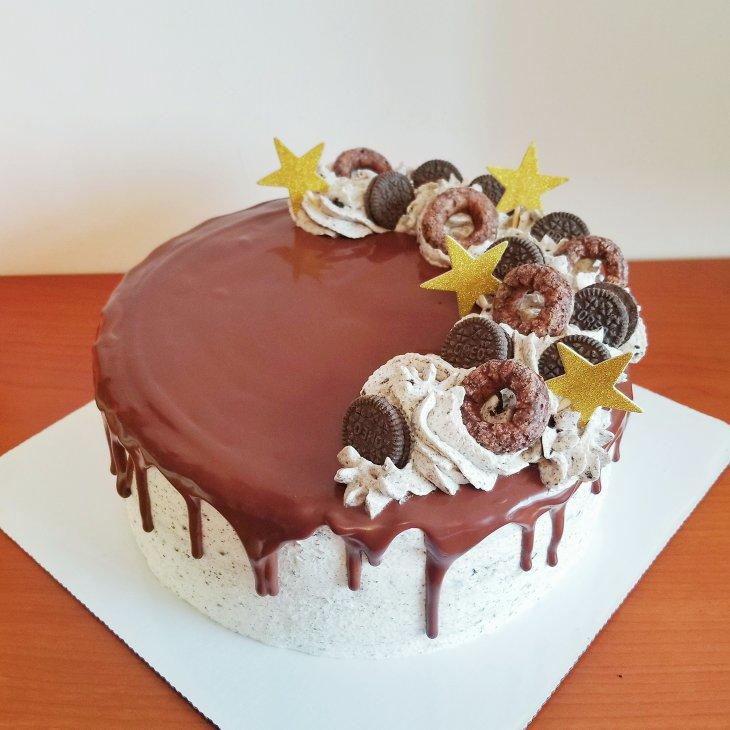 巧克力甘纳许淋面