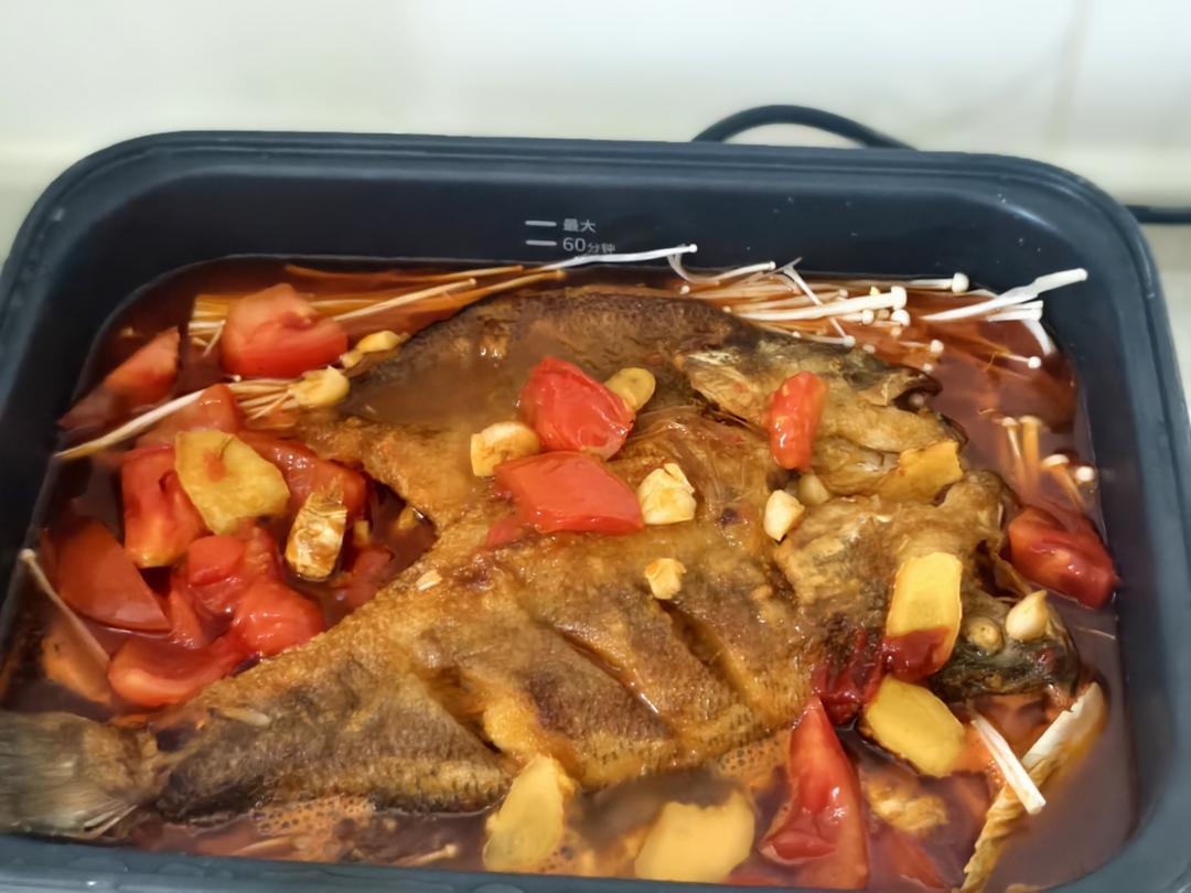 酸爽开胃，家庭版自制番茄🍅味烤鱼
