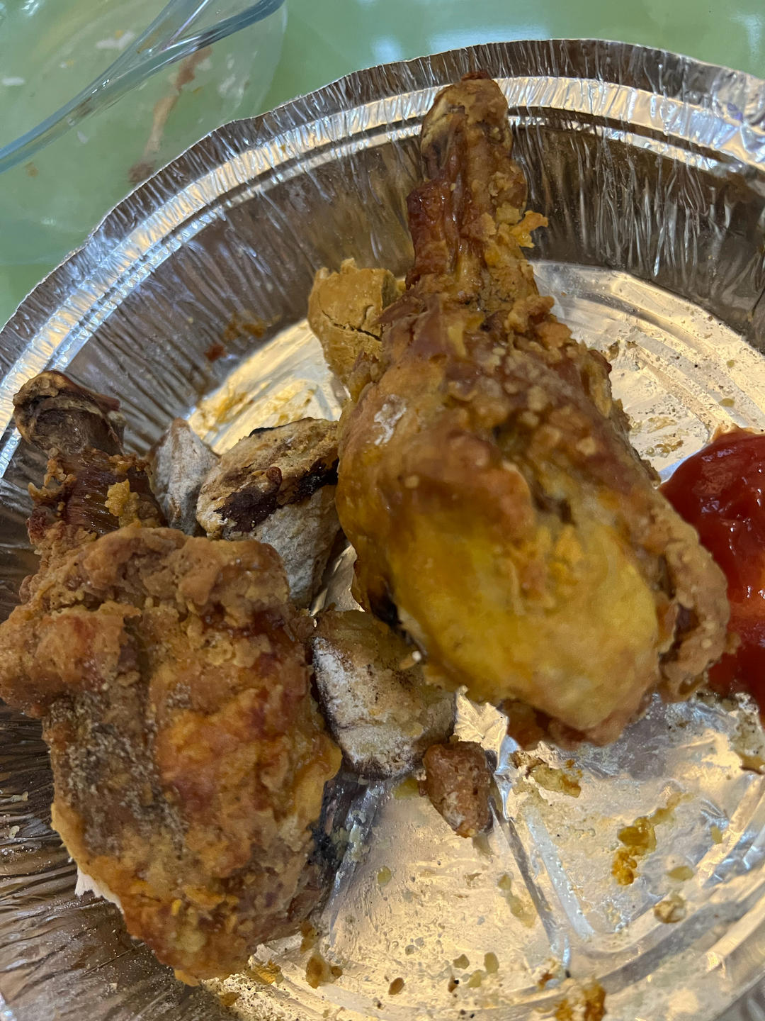 空气炸锅无油炸鸡腿