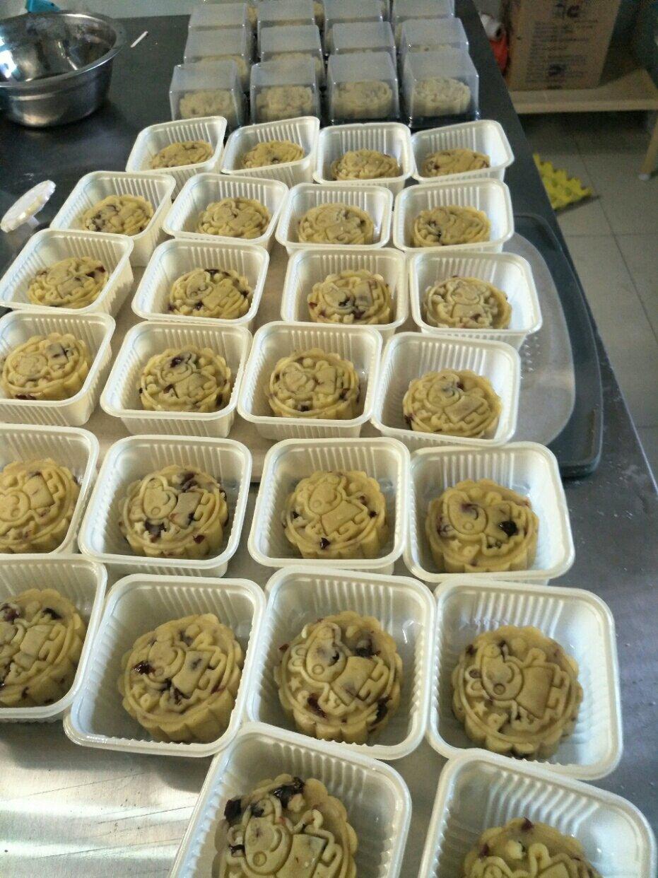 蔓越莓绿豆糕