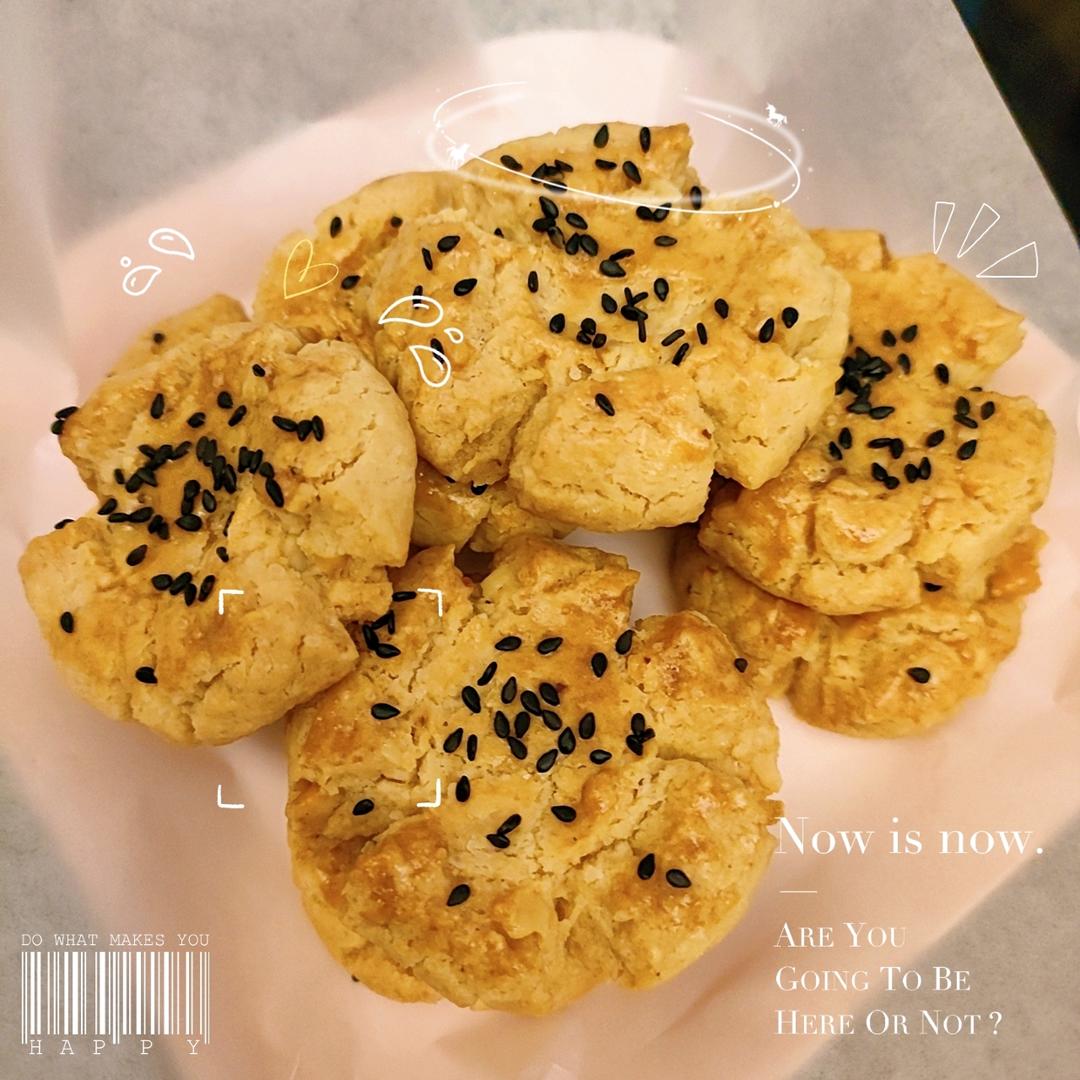 轻轻一按就碎掉的原味桃酥（不输猪油版）