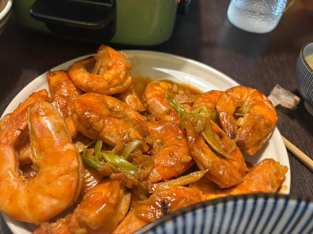 家庭版油焖大虾