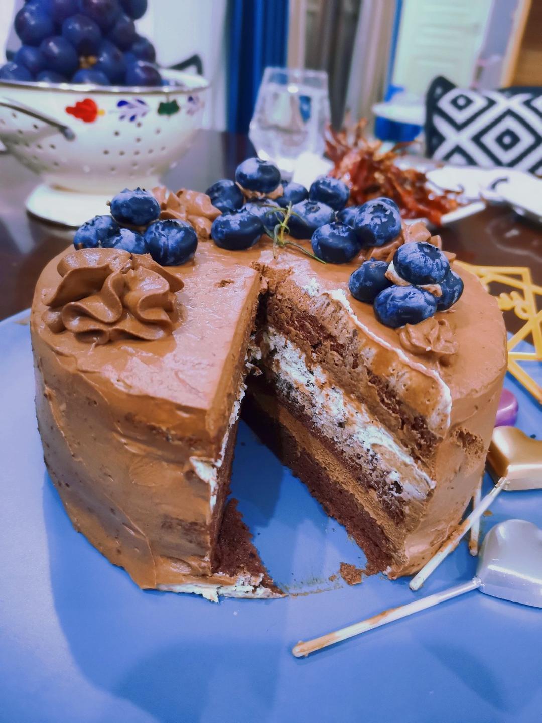 花环巧克力奶油蛋糕|黑森林口味—2019圣诞节