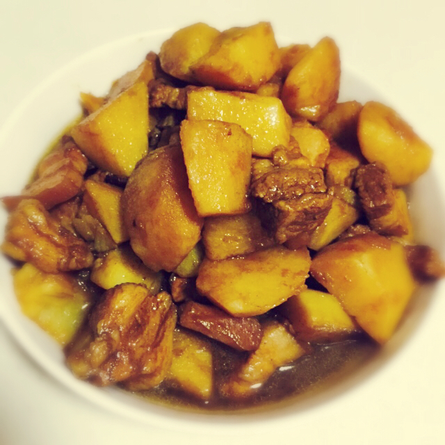 土豆烧肉