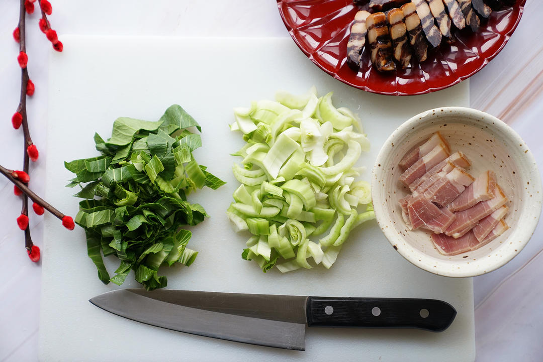 火腿菜饭的做法 步骤6