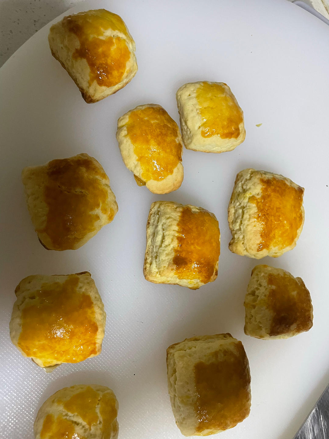 消耗淡奶油的司康