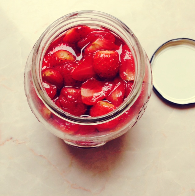roasted strawberries（烤草莓酱）