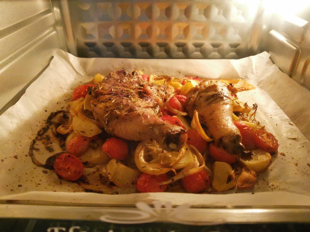 法式香料烤鸡腿