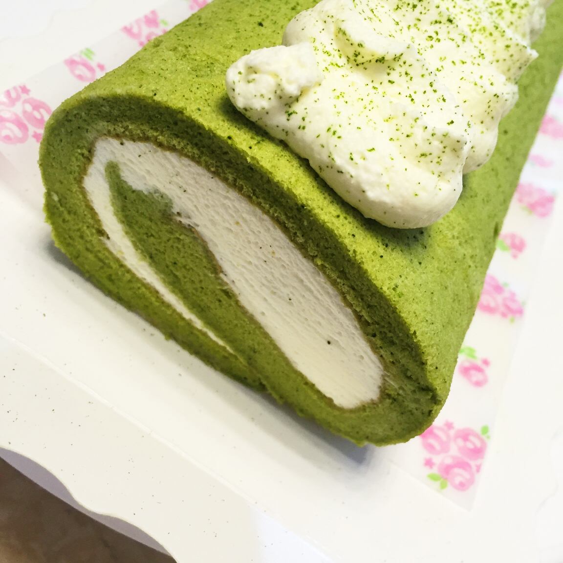 抹茶奶油卷