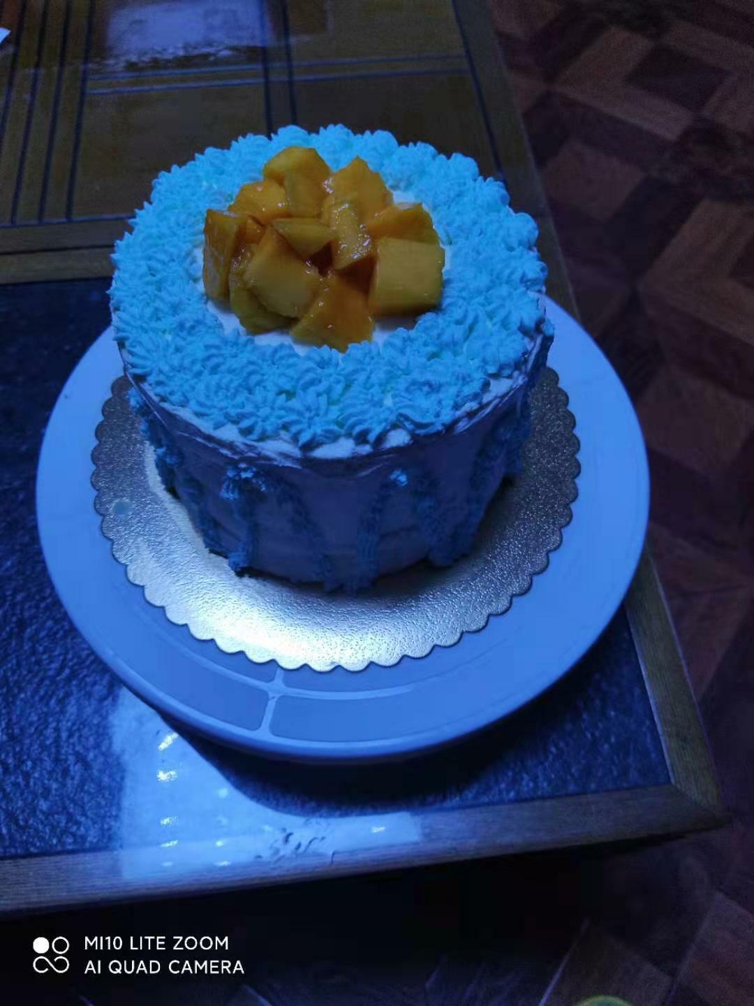 简单易做的巧克力生日蛋糕（6寸）