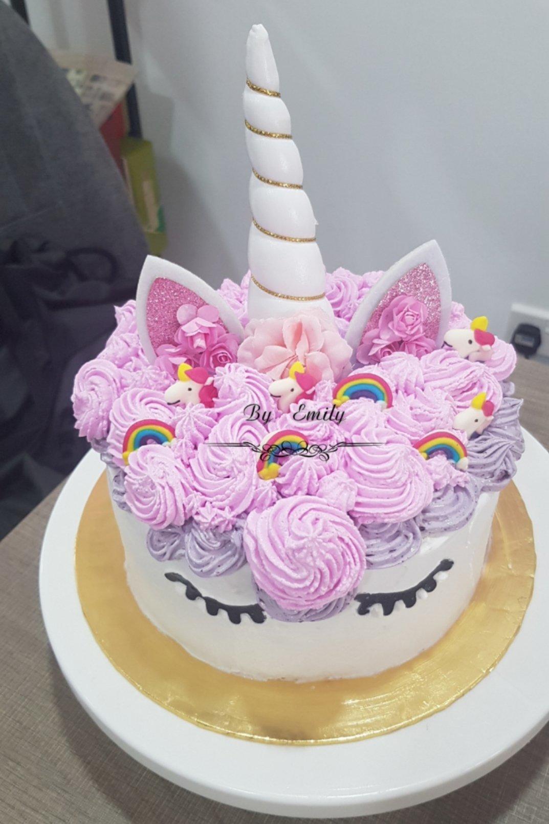 独角兽蛋糕视频 Unicorn cake