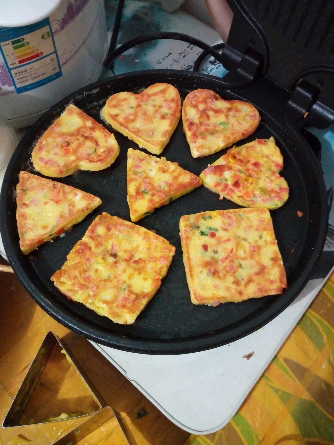 胡萝卜玉米小蛋饼