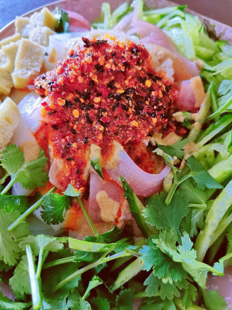 凉皮-家庭自制（告诉你自己做更劲道的秘诀）