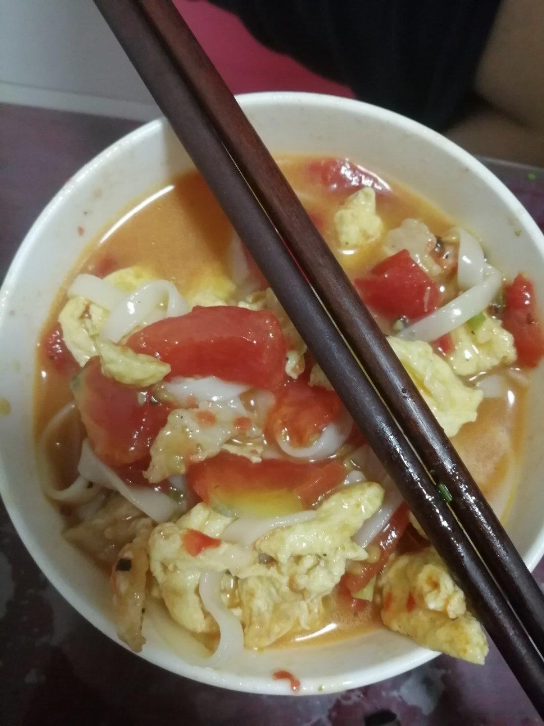 超级好吃的西红柿汤面