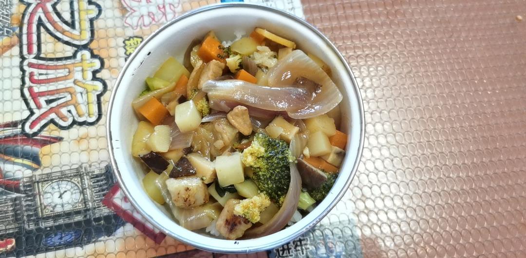 日式香菇猪肉咖喱饭