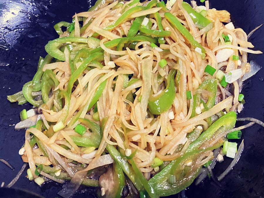 醋烹土豆丝
