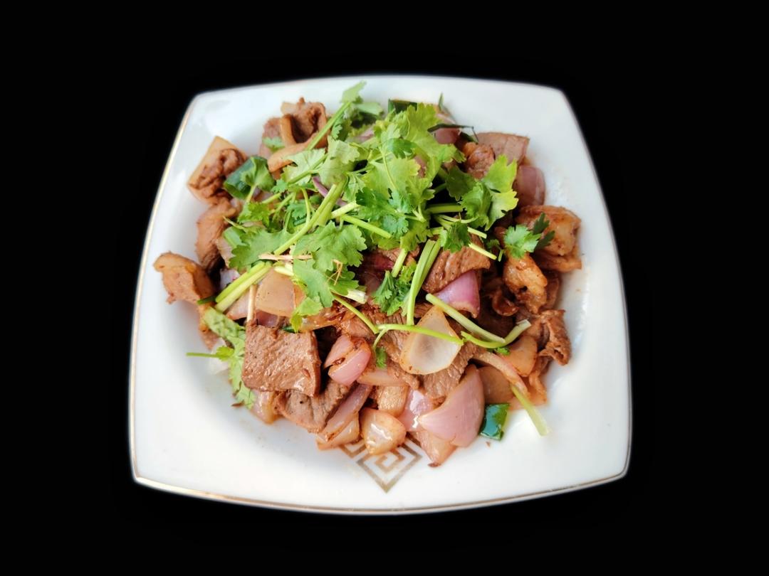 圆葱爆炒羊肉