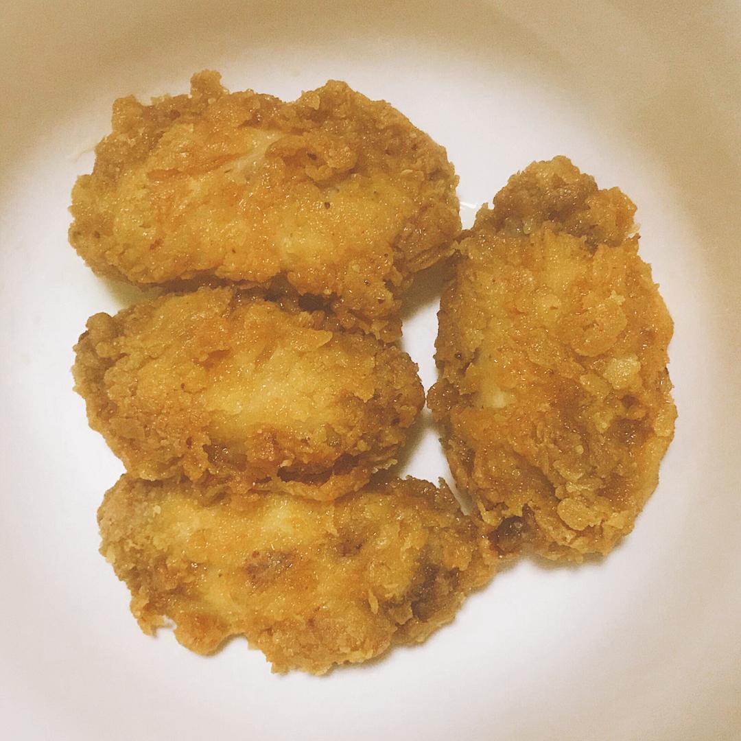香酥炸鸡翅 无需炸鸡粉和面包糠