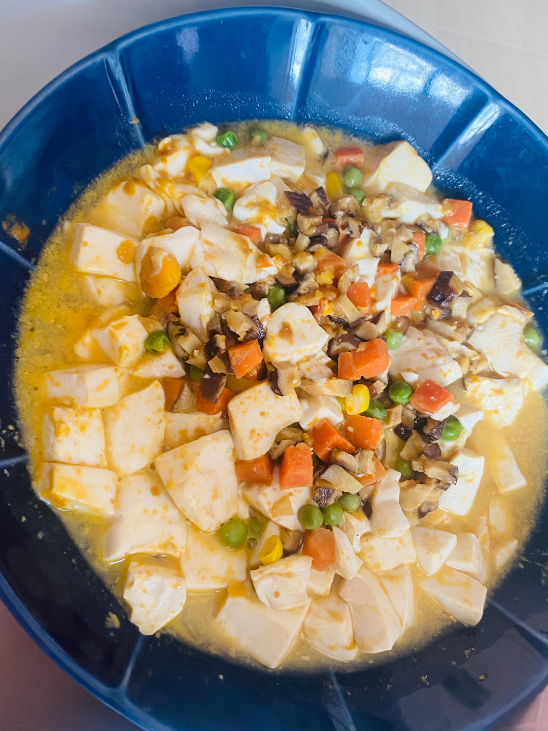 咸蛋黄豆腐