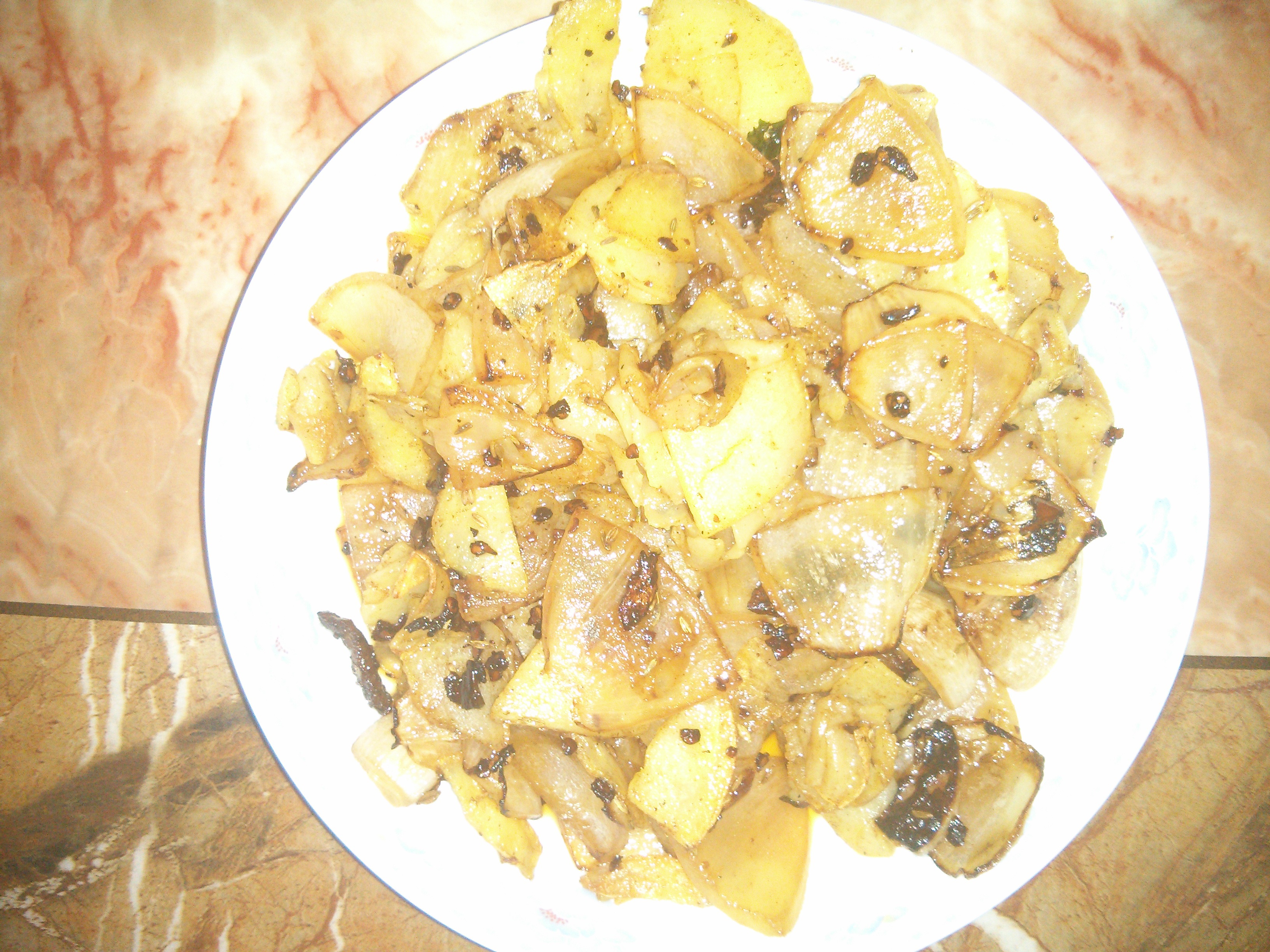 孜然洋葱土豆片