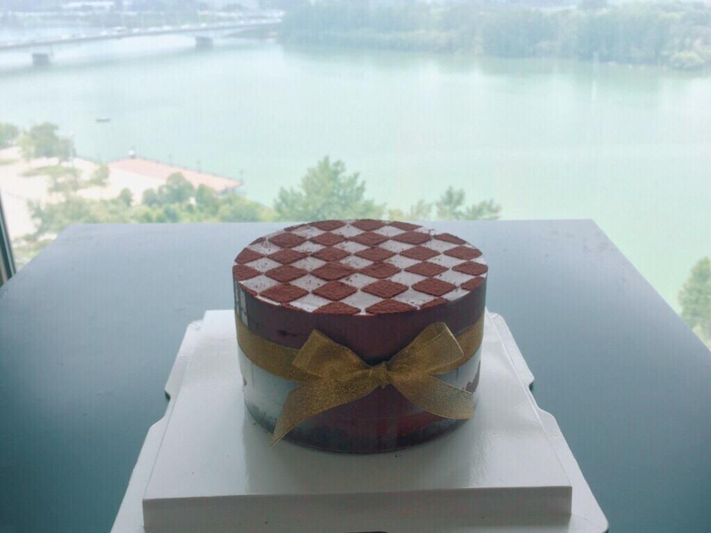 双重巧克力棋格蛋糕（LV蛋糕）