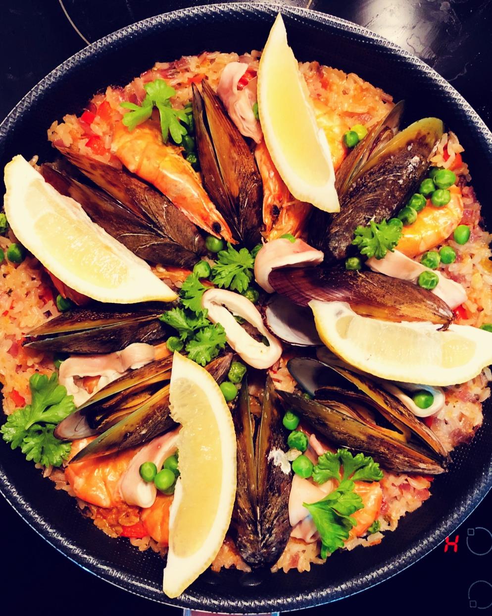 小确幸tc做的曼食慢语seafoodpaella西班牙海鲜饭