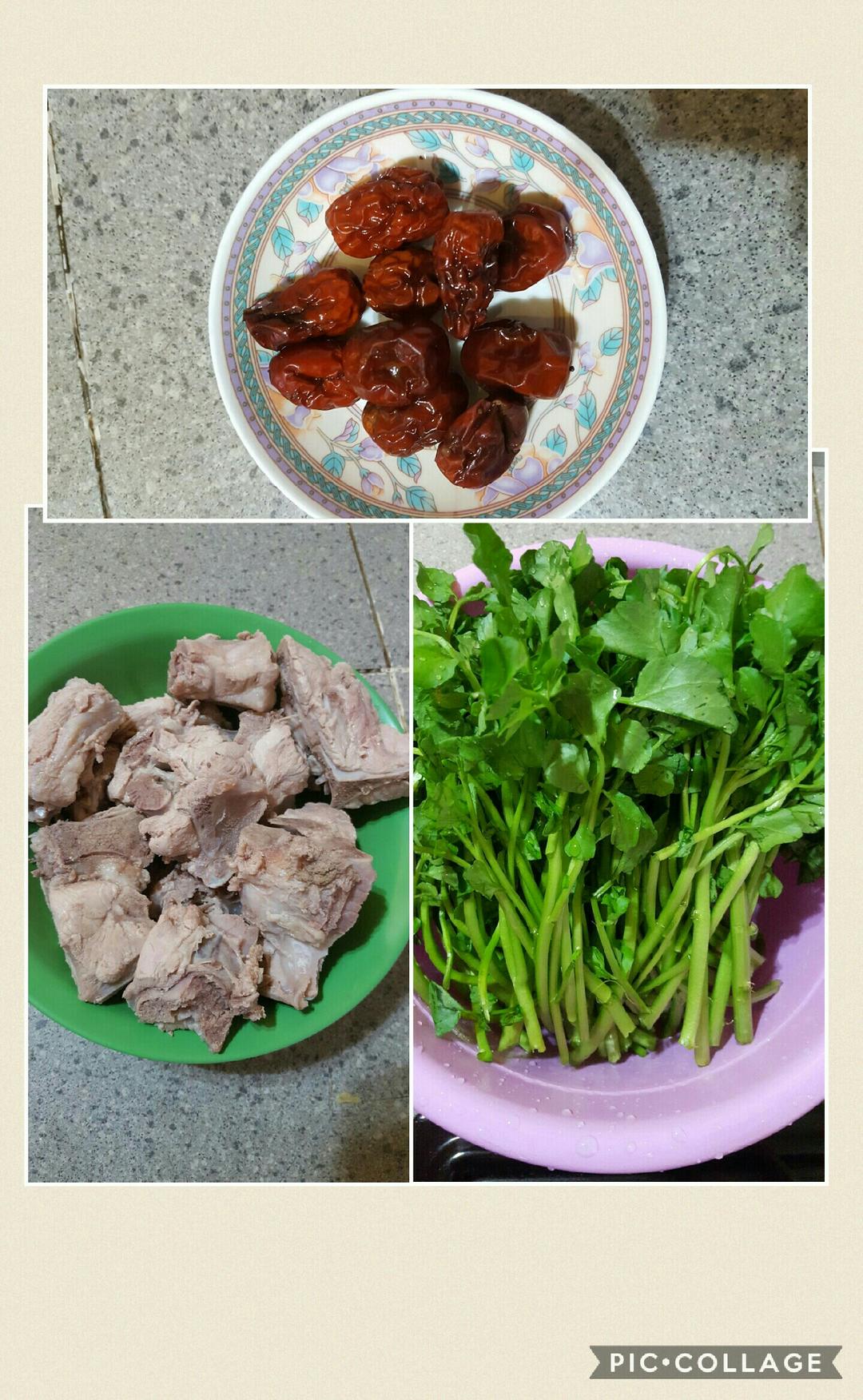 步骤图 西洋菜排骨汤的做法 西洋菜排骨汤的做法步骤 汤羹 下厨房