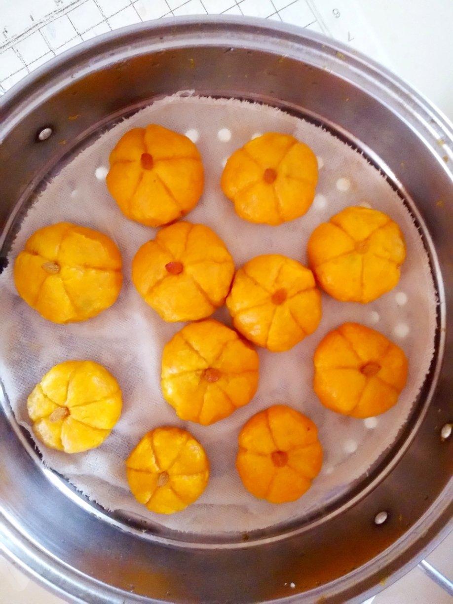 豆沙南瓜饼（蒸）