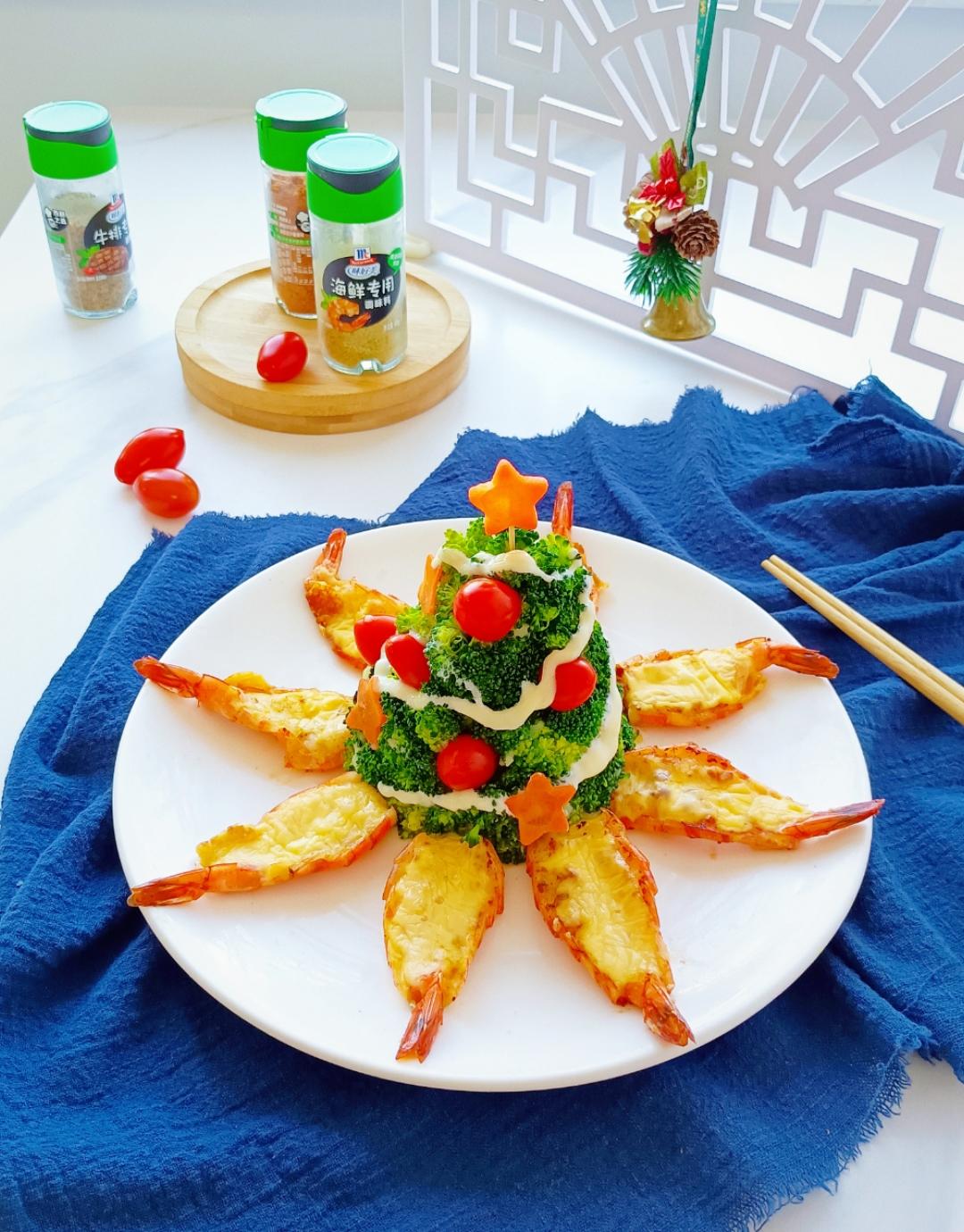 圣诞芝士虾