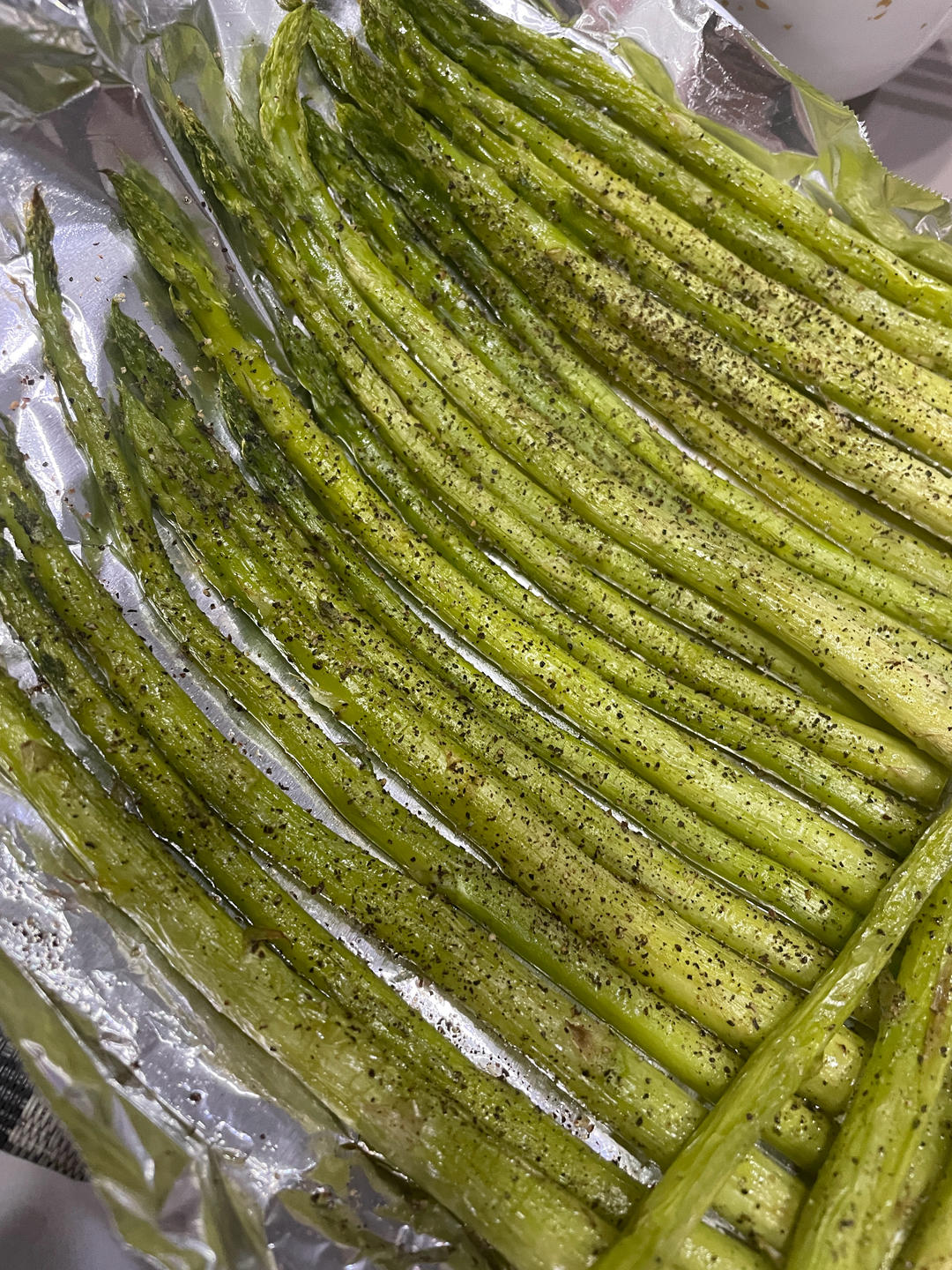 懒人快手烤箱菜:烤芦笋