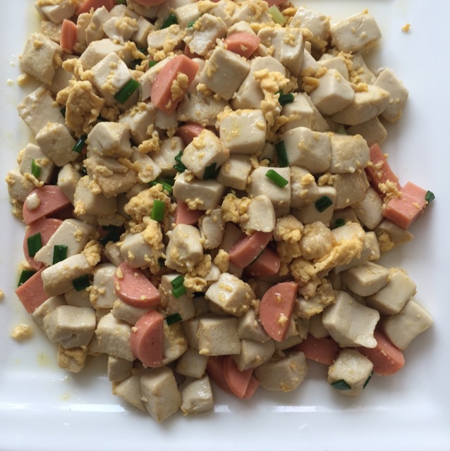 蛋包豆腐丁