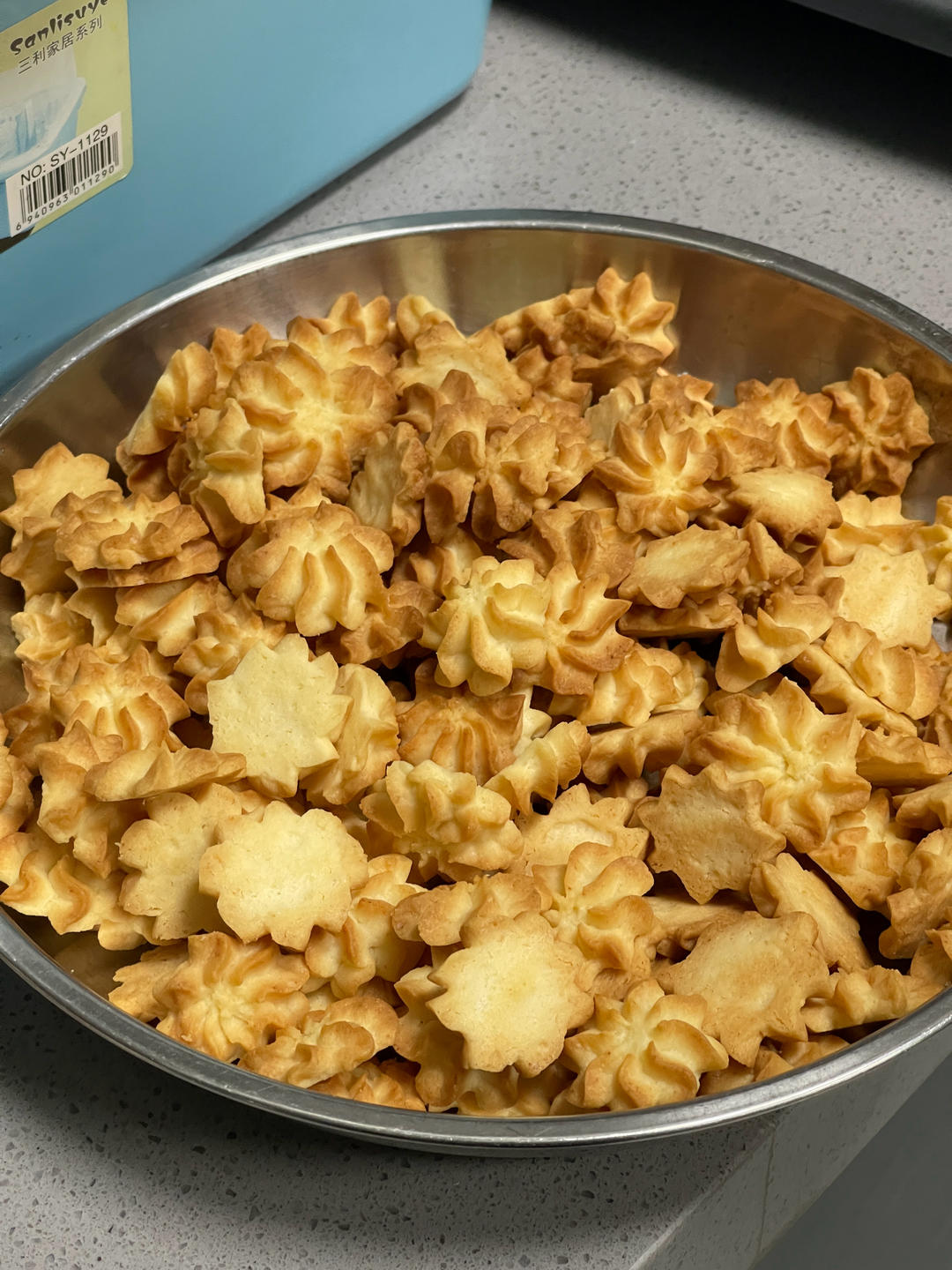 曲奇饼干，完美配方超好挤，酥到不敢碰，一个月还能酥掉渣