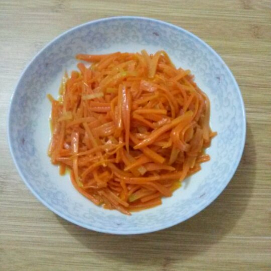 清炒胡萝卜