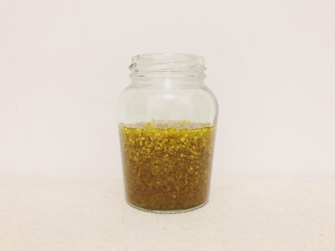 日式手制金桂桂花糖浆           （日本甜品店店长的秘诀）