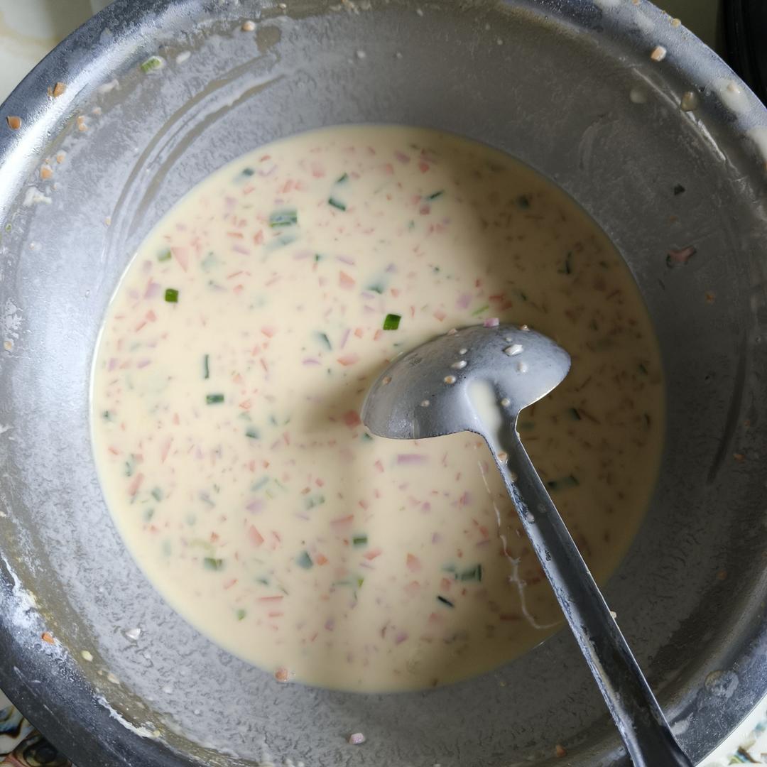 简单快手蔬菜鸡蛋煎饼