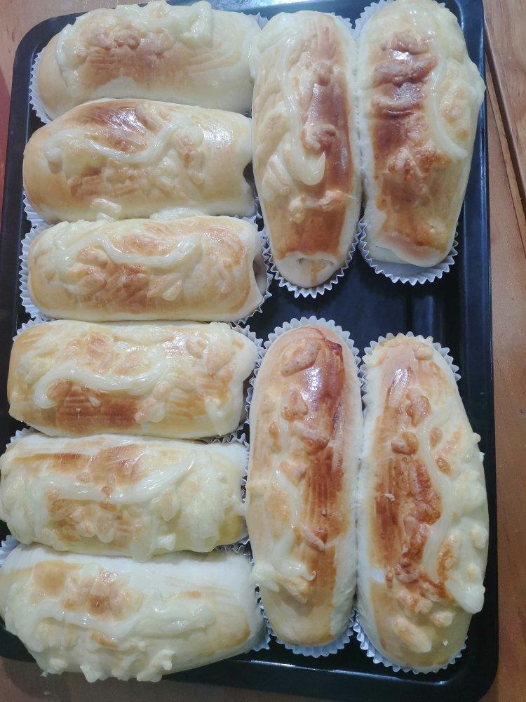 南瓜奶油小餐包（一次发酵）