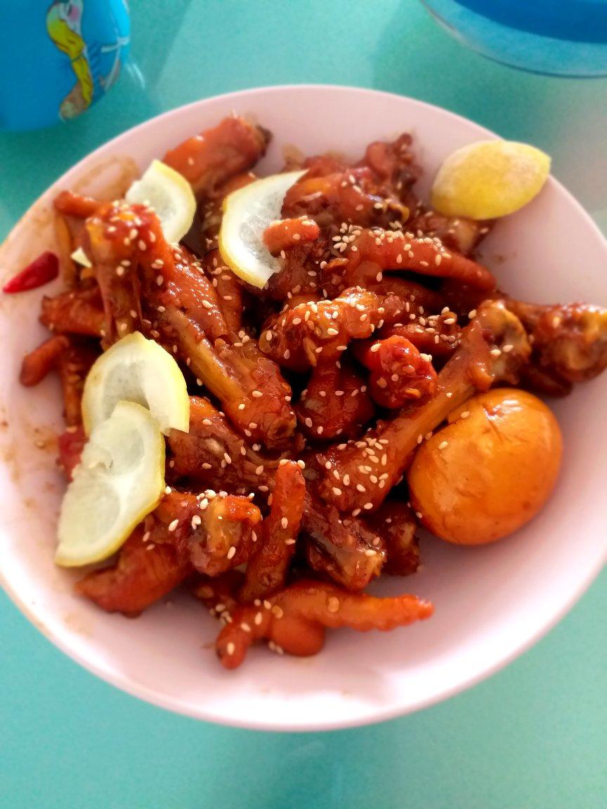 香辣烧鸡爪