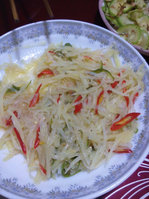 青椒土豆丝